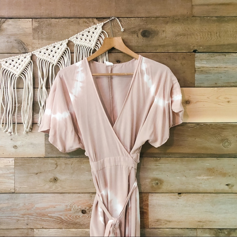 SOLD Boho tie dye kimono dress - Picture 1 of 6